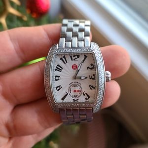 Michele Urban Diamond bezel ladies watch